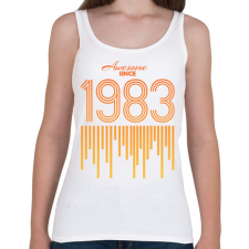 PRINTFASHION 1983 - Női atléta - Fehér női trikó