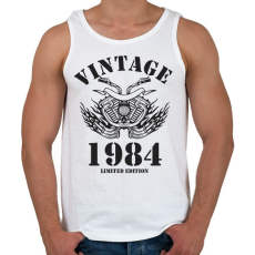 PRINTFASHION 1984 - Férfi atléta - Fehér