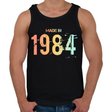 PRINTFASHION 1984 - Férfi atléta - Fekete atléta, trikó