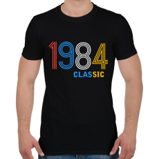 PRINTFASHION 1984 - Férfi póló - Fekete