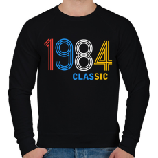 PRINTFASHION 1984 - Férfi pulóver - Fekete