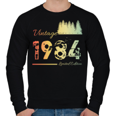 PRINTFASHION 1984 - Férfi pulóver - Fekete