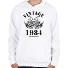 PRINTFASHION 1984 - Gyerek kapucnis pulóver - Fehér gyerek pulóver, kardigán