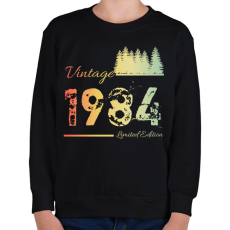 PRINTFASHION 1984 - Gyerek pulóver - Fekete