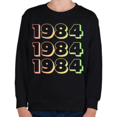 PRINTFASHION 1984 - Gyerek pulóver - Fekete