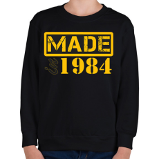 PRINTFASHION 1984 - Gyerek pulóver - Fekete