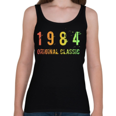 PRINTFASHION 1984 - Női atléta - Fekete