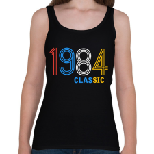 PRINTFASHION 1984 - Női atléta - Fekete női trikó