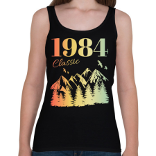 PRINTFASHION 1984 - Női atléta - Fekete női trikó