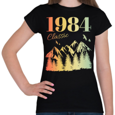 PRINTFASHION 1984 - Női póló - Fekete