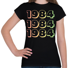 PRINTFASHION 1984 - Női póló - Fekete