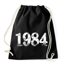 PRINTFASHION 1984 - Sportzsák, Tornazsák - Fekete tornazsák