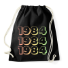 PRINTFASHION 1984 - Sportzsák, Tornazsák - Fekete