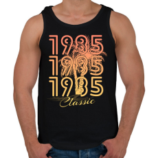 PRINTFASHION 1985 - Férfi atléta - Fekete