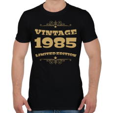 PRINTFASHION 1985 - Férfi póló - Fekete