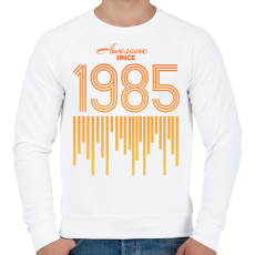 PRINTFASHION 1985 - Férfi pulóver - Fehér