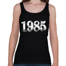 PRINTFASHION 1985 - Női atléta - Fekete női trikó