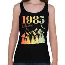 PRINTFASHION 1985 - Női atléta - Fekete női trikó