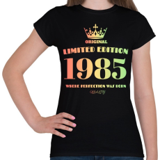 PRINTFASHION 1985 - Női póló - Fekete