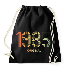 PRINTFASHION 1985 - Sportzsák, Tornazsák - Fekete tornazsák