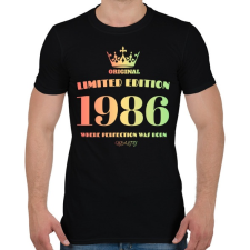 PRINTFASHION 1986 - Férfi póló - Fekete férfi póló