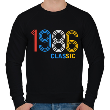 PRINTFASHION 1986 - Férfi pulóver - Fekete férfi pulóver, kardigán