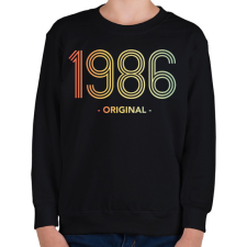 PRINTFASHION 1986 - Gyerek pulóver - Fekete gyerek pulóver, kardigán