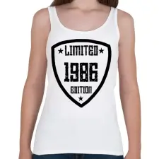 PRINTFASHION 1986 - Női atléta - Fehér női trikó