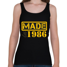 PRINTFASHION 1986 - Női atléta - Fekete női trikó