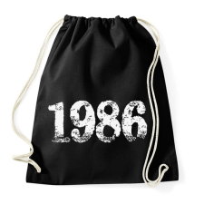 PRINTFASHION 1986 - Sportzsák, Tornazsák - Fekete tornazsák