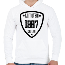 PRINTFASHION 1987 - Férfi kapucnis pulóver - Fehér