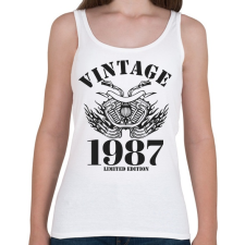 PRINTFASHION 1987 - Női atléta - Fehér női trikó