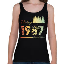 PRINTFASHION 1987 - Női atléta - Fekete női trikó