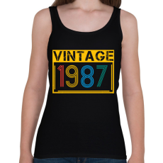 PRINTFASHION 1987 - Női atléta - Fekete