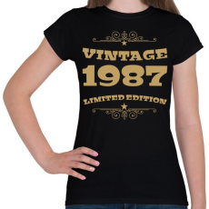 PRINTFASHION 1987 - Női póló - Fekete