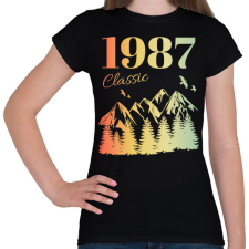 PRINTFASHION 1987 - Női póló - Fekete női póló