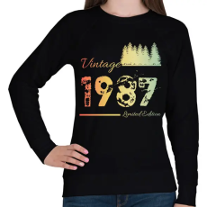 PRINTFASHION 1987 - Női pulóver - Fekete