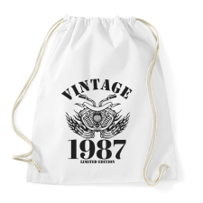PRINTFASHION 1987 - Sportzsák, Tornazsák - Fehér tornazsák