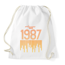 PRINTFASHION 1987 - Sportzsák, Tornazsák - Fehér tornazsák