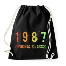 PRINTFASHION 1987 - Sportzsák, Tornazsák - Fekete tornazsák