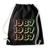 PRINTFASHION 1987 - Sportzsák, Tornazsák - Fekete