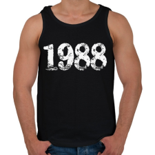 PRINTFASHION 1988 - Férfi atléta - Fekete atléta, trikó