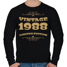 PRINTFASHION 1988 - Férfi pulóver - Fekete