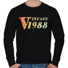 PRINTFASHION 1988 - Férfi pulóver - Fekete