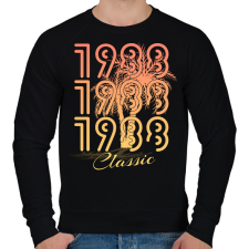 PRINTFASHION 1988 - Férfi pulóver - Fekete férfi pulóver, kardigán