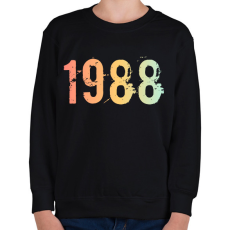 PRINTFASHION 1988 - Gyerek pulóver - Fekete