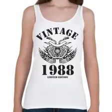 PRINTFASHION 1988 - Női atléta - Fehér női trikó