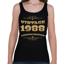 PRINTFASHION 1988 - Női atléta - Fekete női trikó