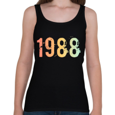 PRINTFASHION 1988 - Női atléta - Fekete női trikó