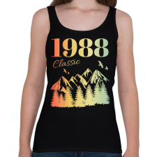 PRINTFASHION 1988 - Női atléta - Fekete női trikó